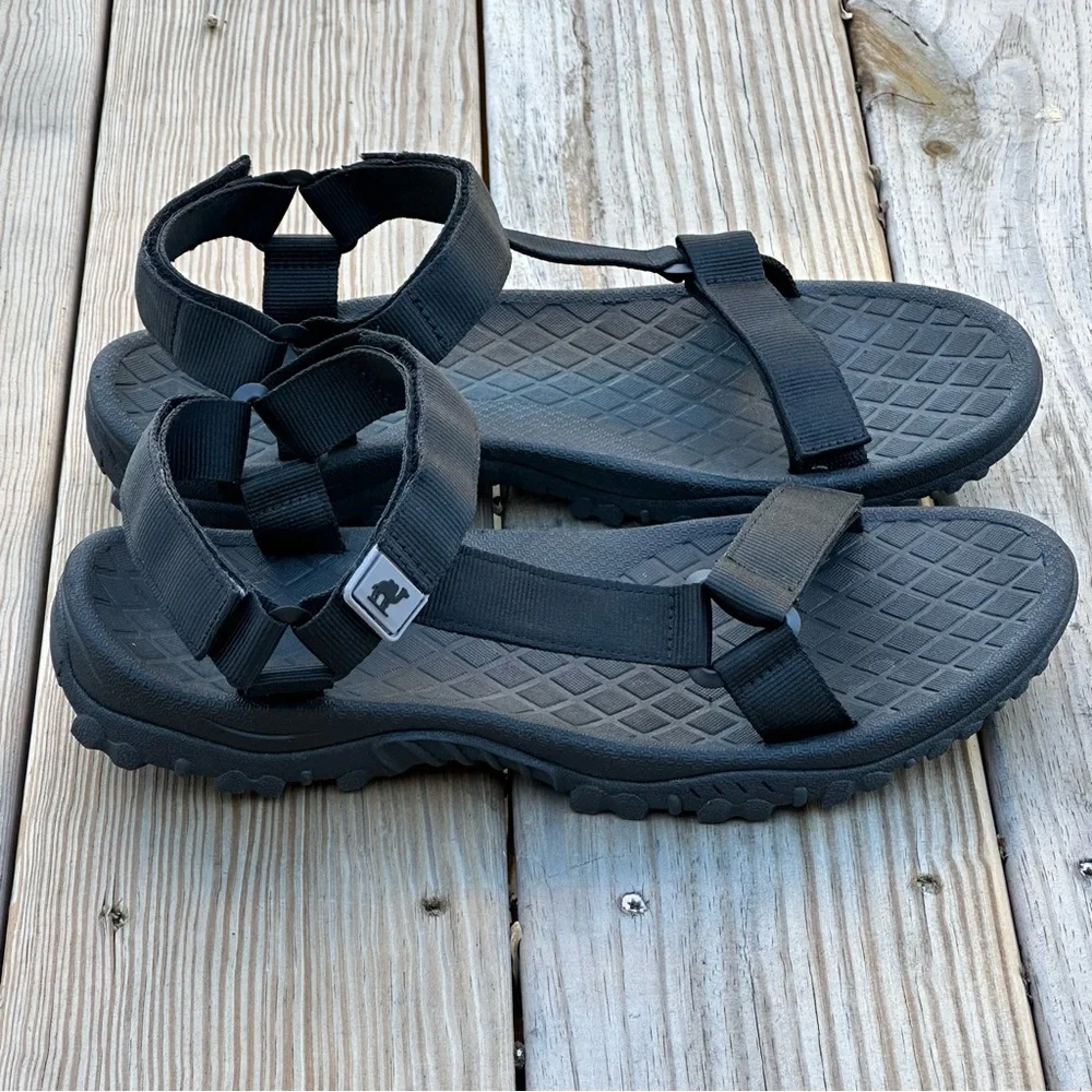 Camel Crown Hiking Outdoor Sports Black Sandals K922162687 Men's Size US 12